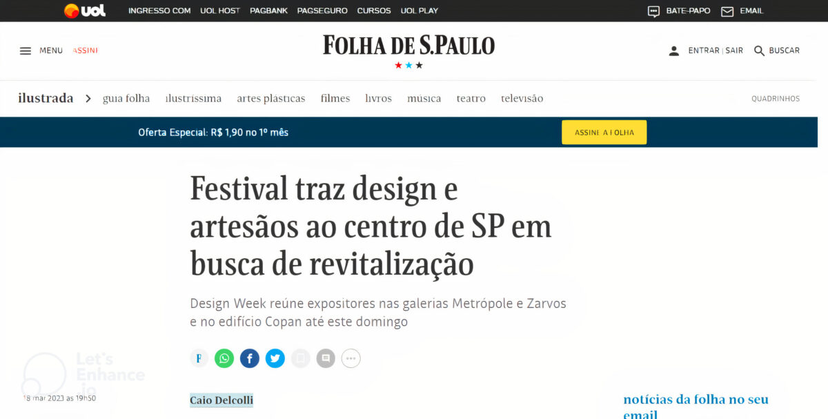 Festival traz design e artesãos ao centro de SP em busca de revitalização